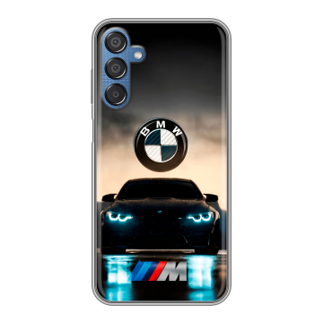 Силиконовый чехол на Samsung Galaxy M15 5G с принтом БМВ BMW Силиконовый чехол на Samsung Galaxy M15 5G с принтом БМВ BMW