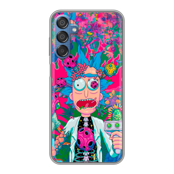 Силиконовый чехол на Samsung Galaxy M15 5G с принтом Рик и Морти Rick Morty Силиконовый чехол на Samsung Galaxy M15 5G с принтом Рик и Морти Rick Morty