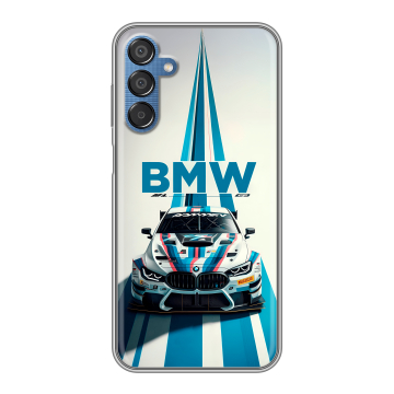 Силиконовый чехол на Samsung Galaxy M15 5G с принтом БМВ BMW Силиконовый чехол на Samsung Galaxy M15 5G с принтом БМВ BMW