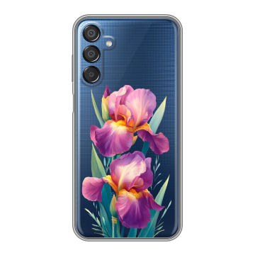 Силиконовый чехол на Samsung Galaxy M15 5G с принтом Цветы орхидеи
