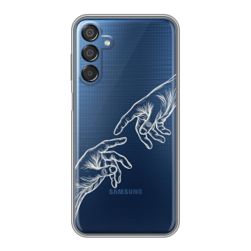 Силиконовый чехол на Samsung Galaxy M15 5G с принтом Сотворение мира