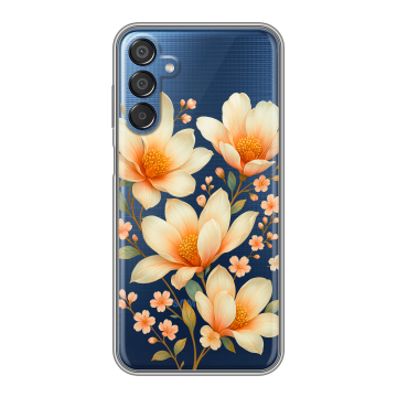 Силиконовый чехол на Samsung Galaxy M15 5G с принтом Цветы