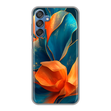 Силиконовый чехол на Samsung Galaxy M15 5G с принтом Цветы