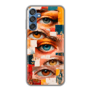Силиконовый чехол на Samsung Galaxy M15 5G с принтом Модный принт