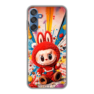 Силиконовый чехол на Samsung Galaxy M15 5G с принтом Labubu Лабубу Силиконовый чехол на Samsung Galaxy M15 5G с принтом Labubu Лабубу