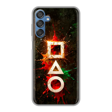 Силиконовый чехол на Samsung Galaxy M15 5G с принтом Squid Game Игра кальмара