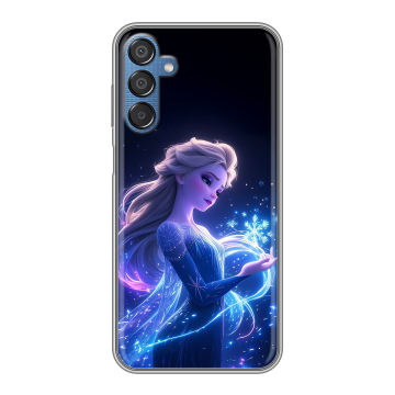 Силиконовый чехол на Samsung Galaxy M15 5G с принтом Холодное сердце Frozen Силиконовый чехол на Samsung Galaxy M15 5G с принтом Холодное сердце Frozen