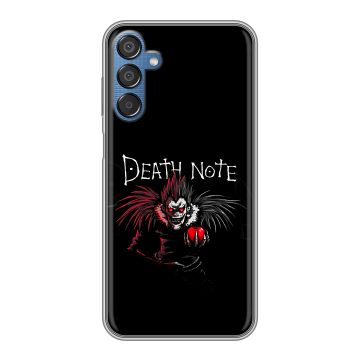 Силиконовый чехол на Samsung Galaxy M15 5G с принтом Death note Тетрадь смерти