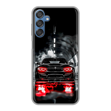 Силиконовый чехол на Samsung Galaxy M15 5G с принтом BMW БМВ Силиконовый чехол на Samsung Galaxy M15 5G с принтом BMW БМВ
