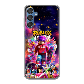 Силиконовый чехол на Samsung Galaxy M15 5G с принтом Roblox Роблокс Силиконовый чехол на Samsung Galaxy M15 5G с принтом Roblox Роблокс