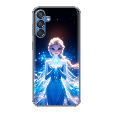 Силиконовый чехол на Samsung Galaxy M15 5G с принтом Холодное сердце Frozen Силиконовый чехол на Samsung Galaxy M15 5G с принтом Холодное сердце Frozen