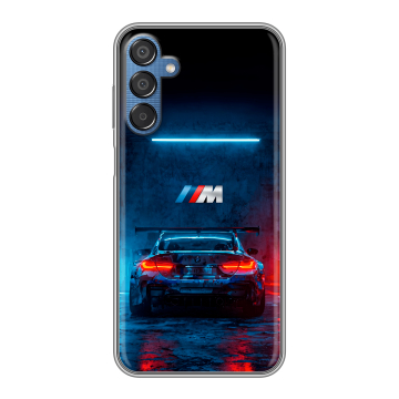 Силиконовый чехол на Samsung Galaxy M15 5G с принтом BMW БМВ Силиконовый чехол на Samsung Galaxy M15 5G с принтом BMW БМВ
