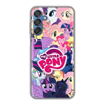 Силиконовый чехол на Samsung Galaxy M15 5G с принтом My little pony Дружба чудо