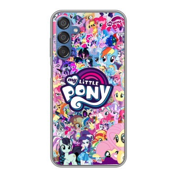 Силиконовый чехол на Samsung Galaxy M15 5G с принтом My little pony Дружба чудо Силиконовый чехол на Samsung Galaxy M15 5G с принтом My little pony Дружба чудо