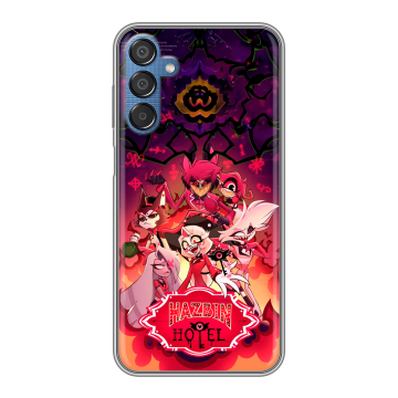 Силиконовый чехол на Samsung Galaxy M15 5G с принтом Hazbin Hotel Отель Хазбин Силиконовый чехол на Samsung Galaxy M15 5G с принтом Hazbin Hotel Отель Хазбин