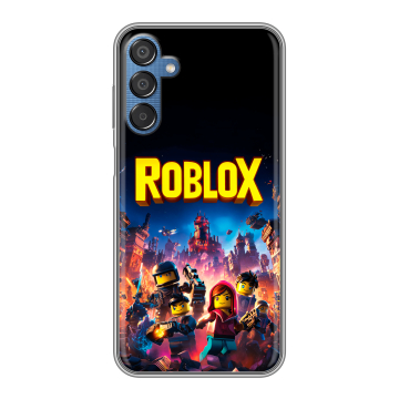 Силиконовый чехол на Samsung Galaxy M15 5G с принтом Roblox Роблокс Силиконовый чехол на Samsung Galaxy M15 5G с принтом Roblox Роблокс