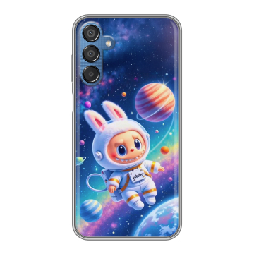 Силиконовый чехол на Samsung Galaxy M15 5G с принтом Labubu Лабубу