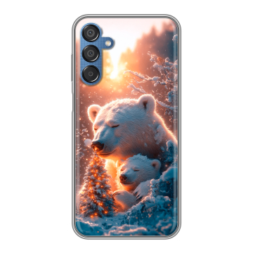 Силиконовый чехол на Samsung Galaxy M15 5G с принтом Новый год Силиконовый чехол на Samsung Galaxy M15 5G с принтом Новый год