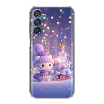 Силиконовый чехол на Samsung Galaxy M15 5G с принтом Новый год Силиконовый чехол на Samsung Galaxy M15 5G с принтом Новый год