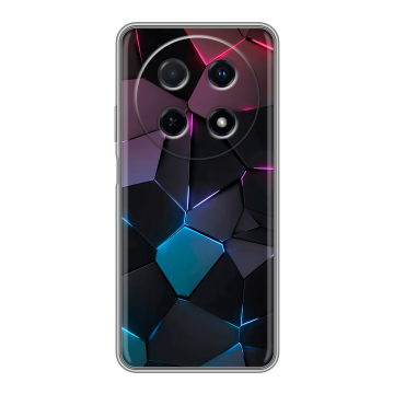 Силиконовый чехол на Huawei Nova 12i с принтом Геометрия неона Силиконовый чехол на Huawei Nova 12i с принтом Геометрия неона