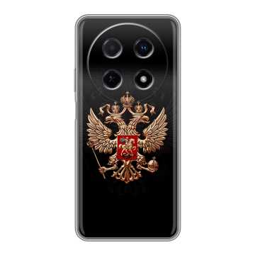 Силиконовый чехол на Huawei Nova 12i с принтом Герб России Силиконовый чехол на Huawei Nova 12i с принтом Герб России