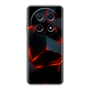 Силиконовый чехол на Huawei Nova 12i с принтом Яркие абстракции Силиконовый чехол на Huawei Nova 12i с принтом Яркие абстракции