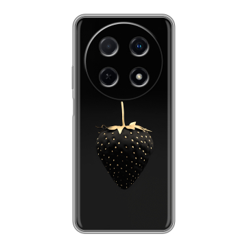 Силиконовый чехол на Huawei Nova 12i с принтом Черная клубника Силиконовый чехол на Huawei Nova 12i с принтом Черная клубника