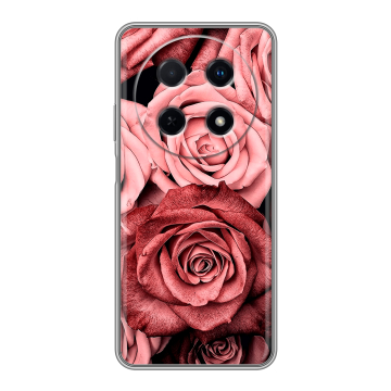 Силиконовый чехол на Huawei Nova 12i с принтом Цветы розы Силиконовый чехол на Huawei Nova 12i с принтом Цветы розы