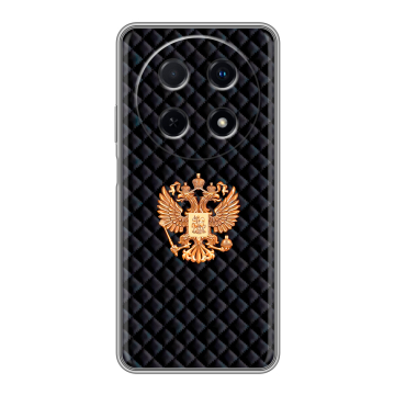 Силиконовый чехол на Huawei Nova 12i с принтом Герб России принт