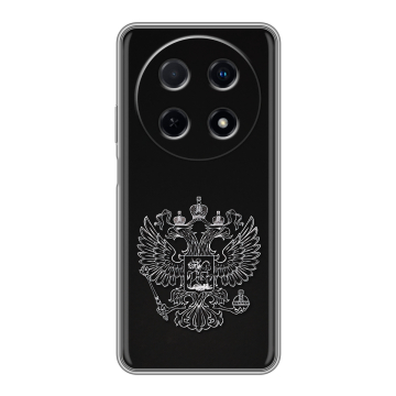 Силиконовый чехол на Huawei Nova 12i с принтом Герб России