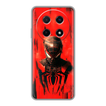 Силиконовый чехол на Huawei Nova 12i с принтом человек паук spiderman Силиконовый чехол на Huawei Nova 12i с принтом человек паук spiderman