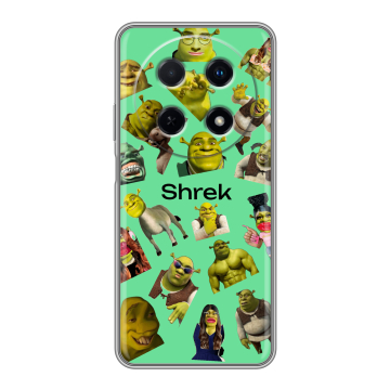 Силиконовый чехол на Huawei Nova 12i с принтом Шрек Shrek Силиконовый чехол на Huawei Nova 12i с принтом Шрек Shrek