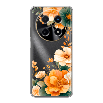 Силиконовый чехол на Huawei Nova 12i с принтом Цветы принт Силиконовый чехол на Huawei Nova 12i с принтом Цветы принт
