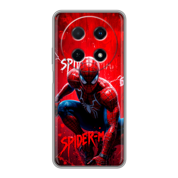 Силиконовый чехол на Huawei Nova 12i с принтом Spiderman Человек паук