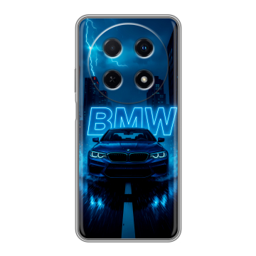 Силиконовый чехол на Huawei Nova 12i с принтом BMW БМВ