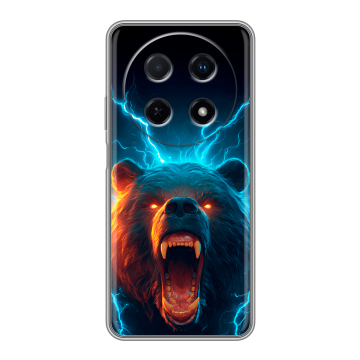 Силиконовый чехол на Huawei Nova 12i с принтом Медведь