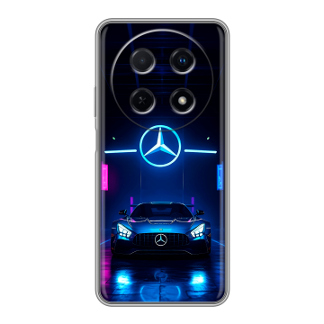 Силиконовый чехол на Huawei Nova 12i с принтом Mercedes Мерседес Силиконовый чехол на Huawei Nova 12i с принтом Mercedes Мерседес