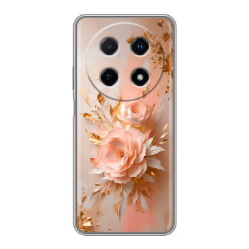 Силиконовый чехол на Huawei Nova 12i с принтом женский