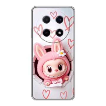 Силиконовый чехол на Huawei Nova 12i с принтом Labubu Лабубу
