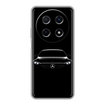Силиконовый чехол на Huawei Nova 12i с принтом Mercedes Мерседес