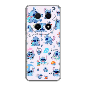 Силиконовый чехол на Huawei Nova 12i с принтом Лило и Стич