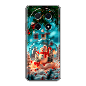 Силиконовый чехол на Huawei Nova 12i с принтом Новый год