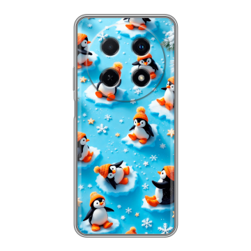 Силиконовый чехол на Huawei Nova 12i с принтом Новый год
