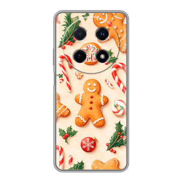 Силиконовый чехол на Huawei Nova 12i с принтом Новый год