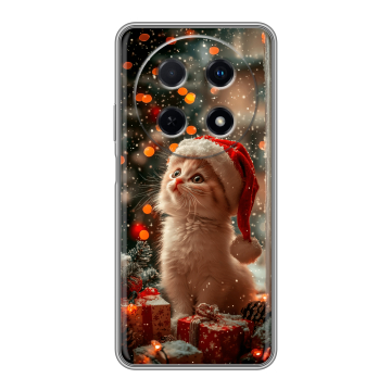 Силиконовый чехол на Huawei Nova 12i с принтом Новый год