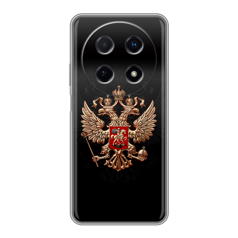 Силиконовый чехол на Huawei Nova 12i с принтом Герб России Силиконовый чехол на Huawei Nova 12i с принтом Герб России