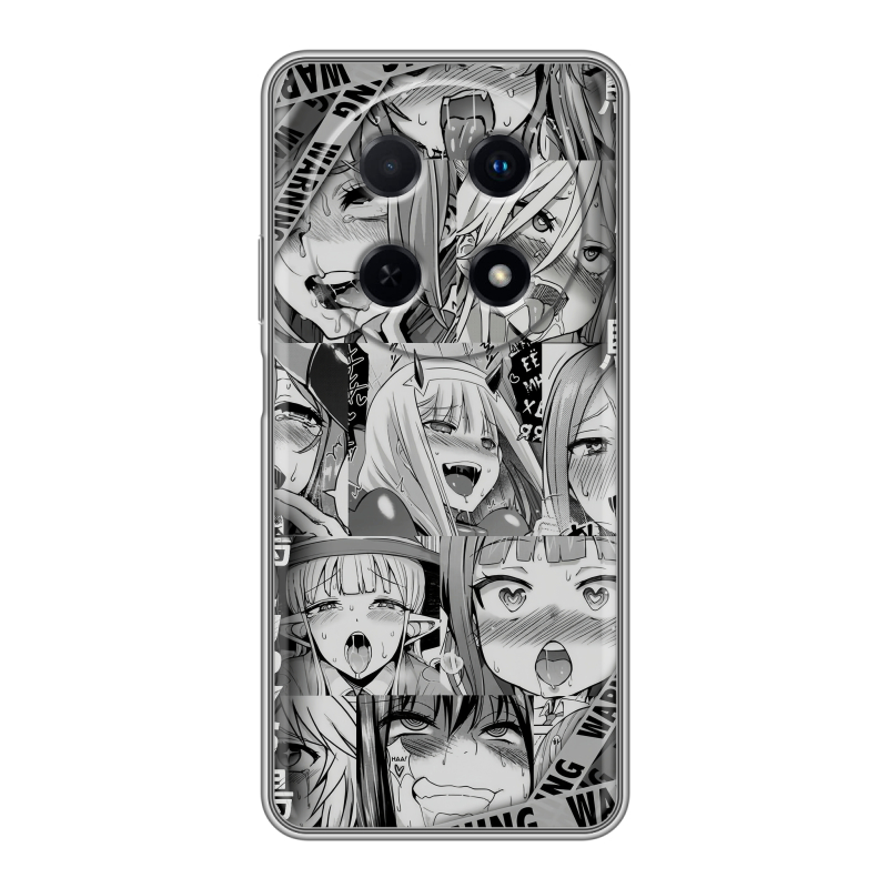 Силиконовый чехол на Huawei Nova 12i с принтом Ahegao Ахегао Аниме Силиконовый чехол на Huawei Nova 12i с принтом Ahegao Ахегао Аниме