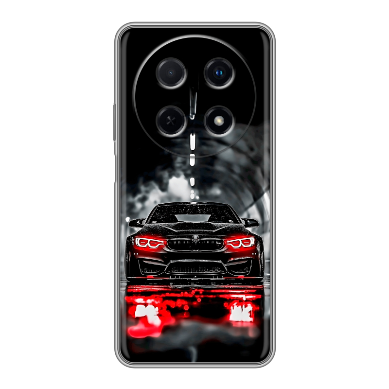 Силиконовый чехол на Huawei Nova 12i с принтом BMW БМВ Силиконовый чехол на Huawei Nova 12i с принтом BMW БМВ