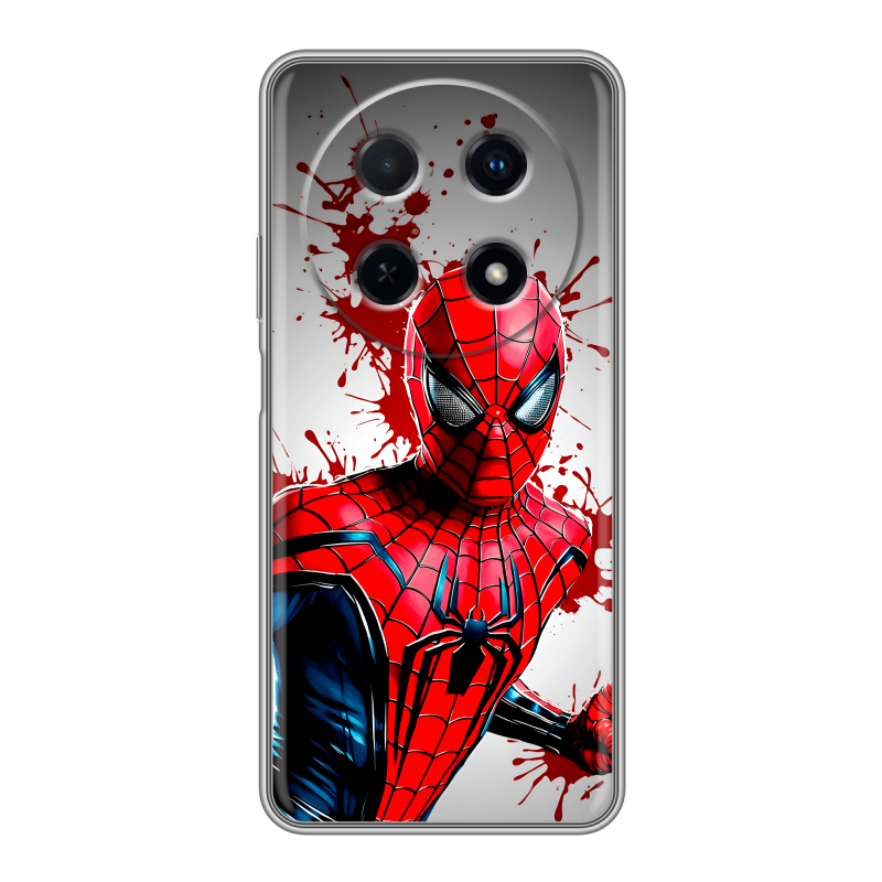 Силиконовый чехол на Huawei Nova 12i с принтом Spiderman Человек паук Силиконовый чехол на Huawei Nova 12i с принтом Spiderman Человек паук