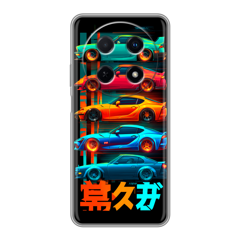 Силиконовый чехол на Huawei Nova 12i с принтом машины тачки Силиконовый чехол на Huawei Nova 12i с принтом машины тачки